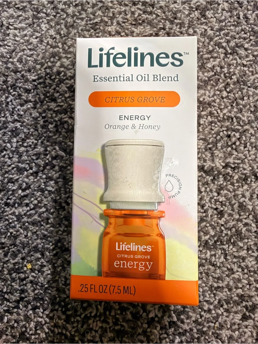 Lifelines Citrus Grove Energy Essential Oil Blend 7.5mL New Orange & Honey